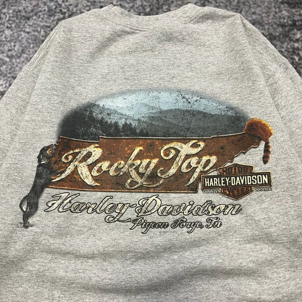 Harley Davidson Crewneck Sweatshirt Mens Small gray Biker Logo Graphic - Picture 5 of 11